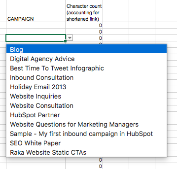 HubSpot campaigns