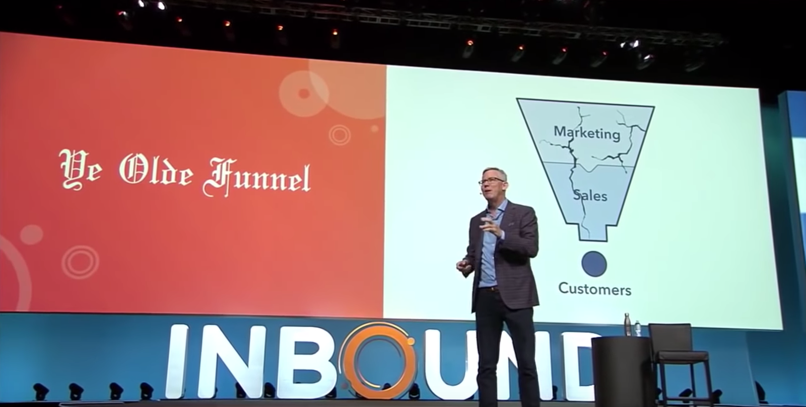 Image of Halligan speaking at INBOUND 2018.