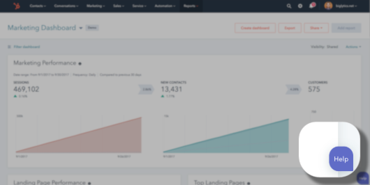 HubSpot In-app Help Button