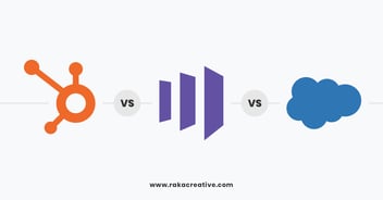 HubSpot, Salesforce Pardot, and Marketo Logos