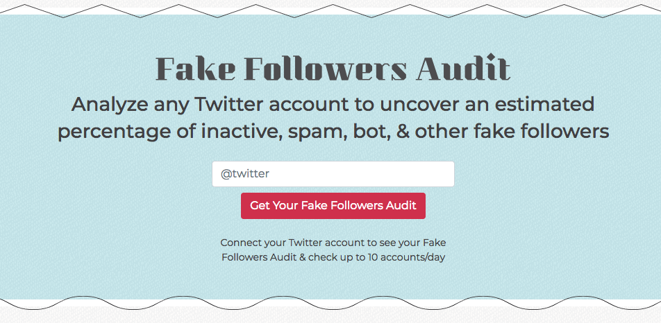 SparkToro Fake Followers Audit