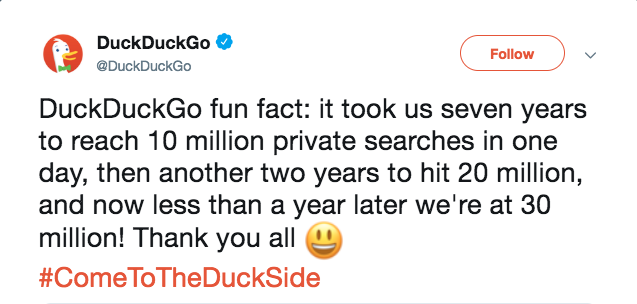 DuckDuckGo Twitter