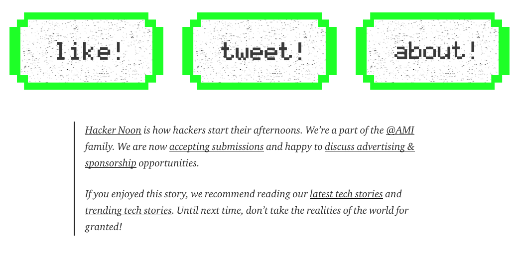 CTA's on Medium