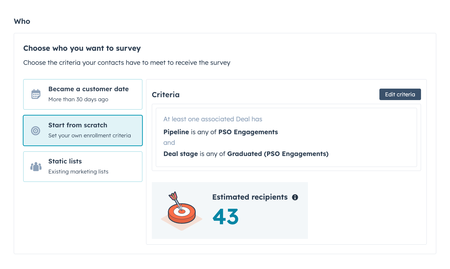 HubSpot NPS Survey set up walkthrough
