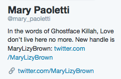 old Twitter account