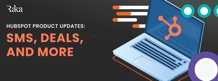 Computer displaying the HubSpot logo, representing HubSpot product updates.