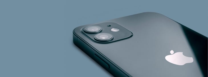 Photograph of an iPhone.