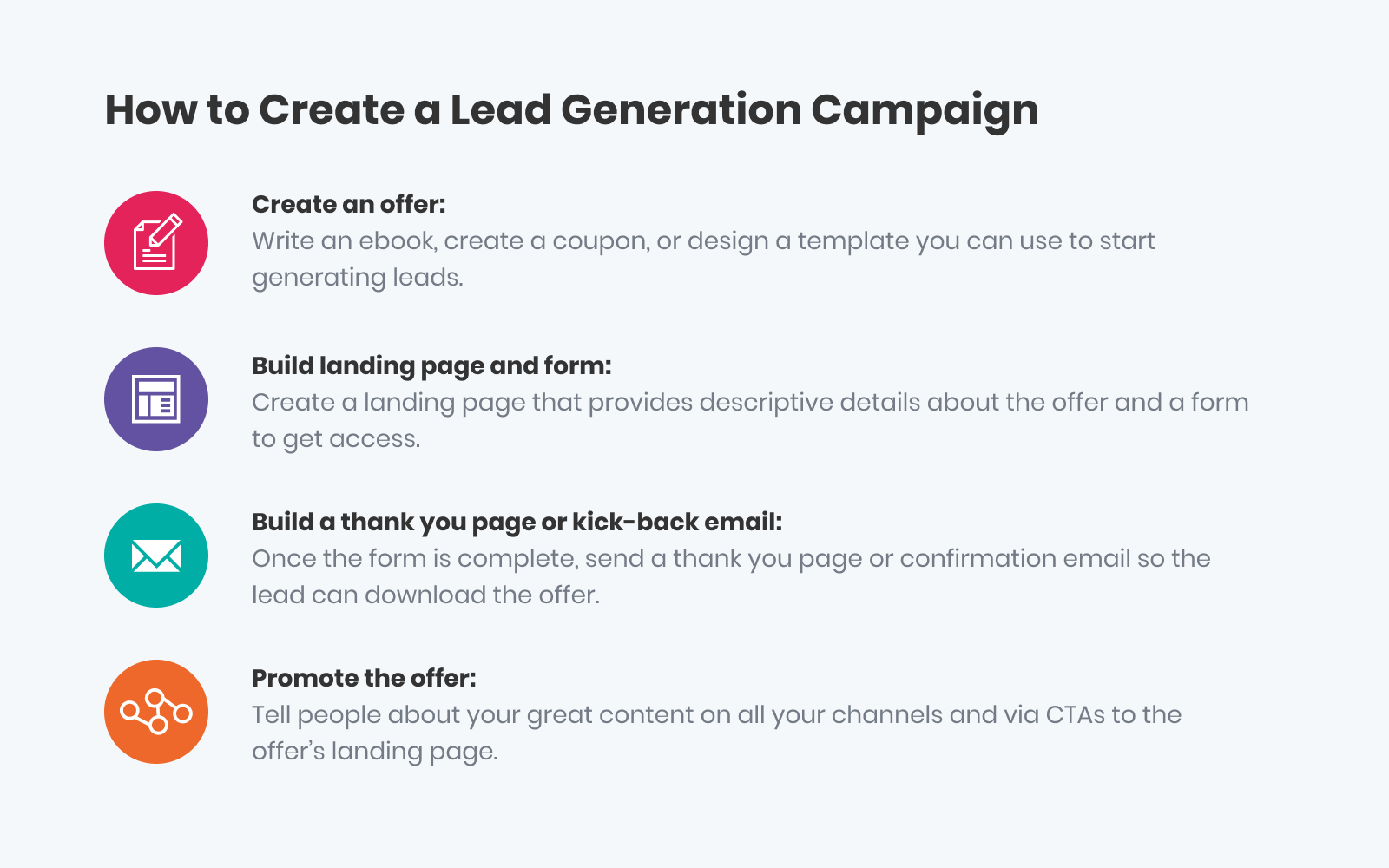 how to create a lead generation campaign