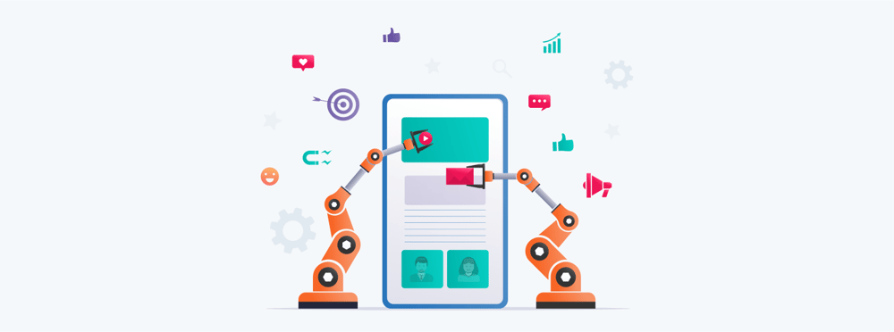 Figurative representation of hubspot workflows nurturing leads