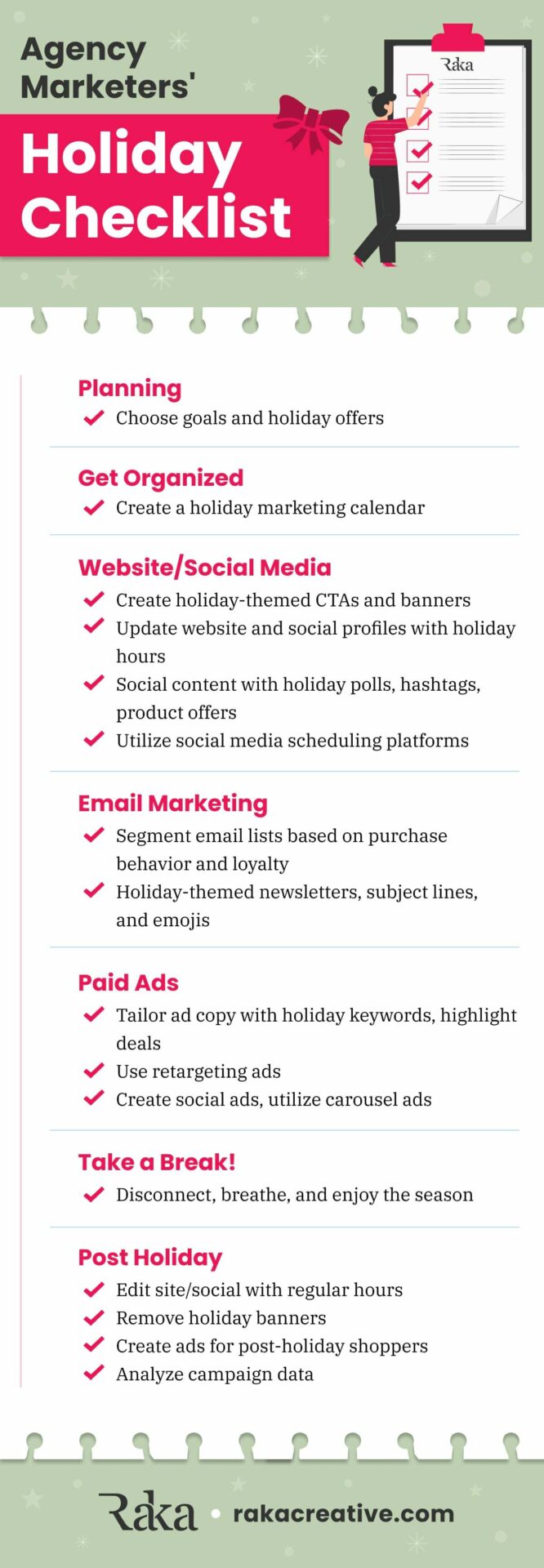 Marketer's Holiday Checklist