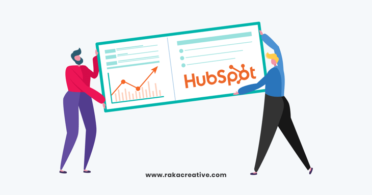 Two people holding a large HubSpot sales dashboard, illustrating common mistakes to avoid during HubSpot Sales implementation.