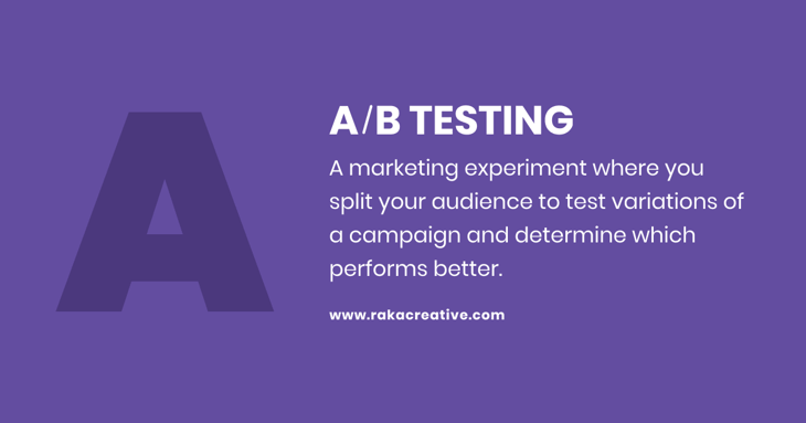A/B testing definiton 