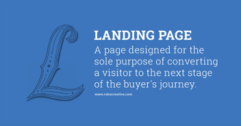 Landing page definiton 