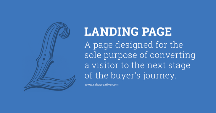 Landing page definiton 