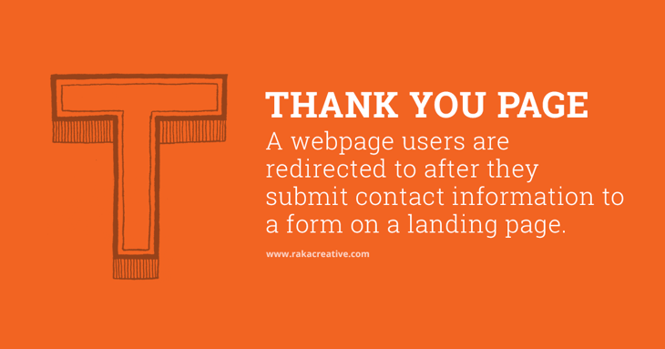 Thank you page definition