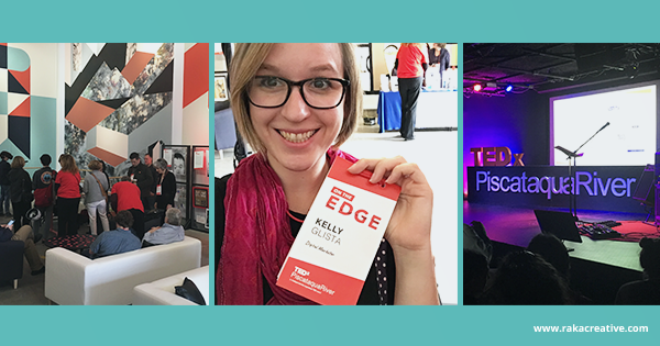 A Raka employee attending the TEDx conference in Portsmouth, NH.