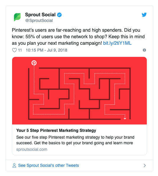 Sprout Social twitter 