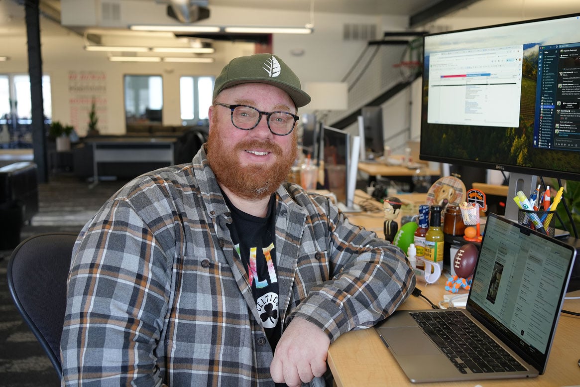 chris at computer