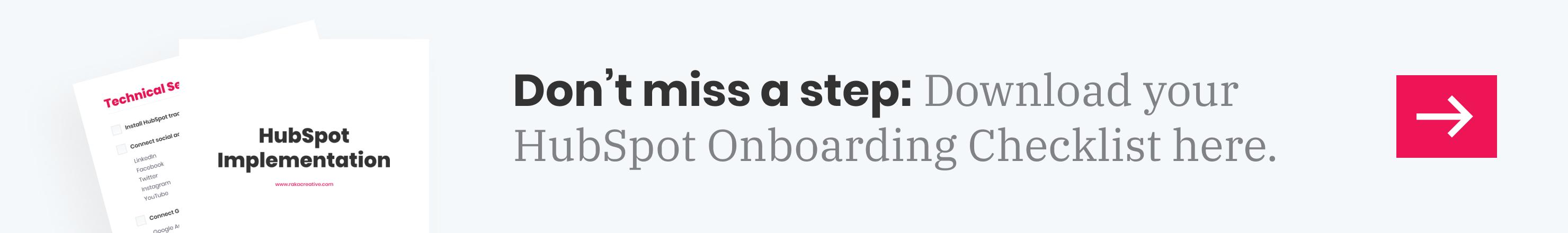 Onboarding checklist inline