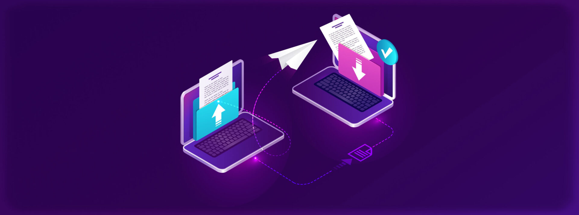 Illustration of a website migrating to a HubSpot CMS