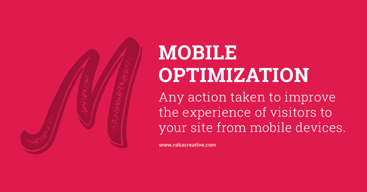 Mobile optimization definition
